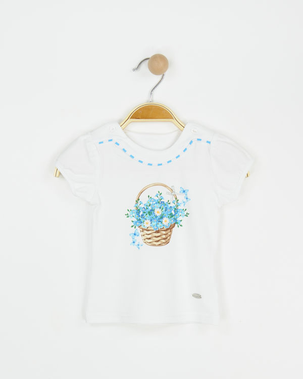 Picture of B02203 GIRLS 100% COTTON TOP